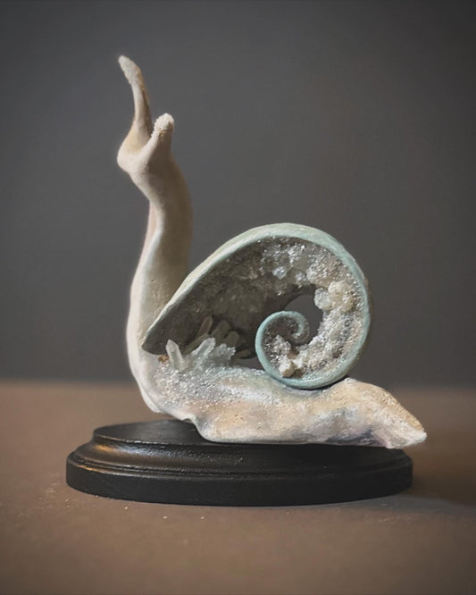 Crystallize Snail 6 inch Figurine