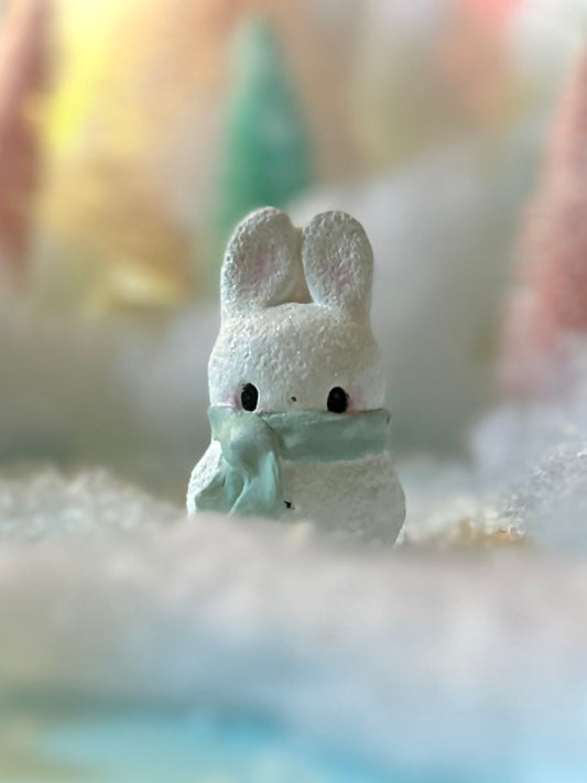 Snow Bunny 2 inch Figurine