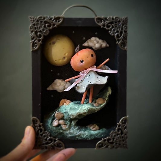 Punkin People witch 5x7 inch Story Box