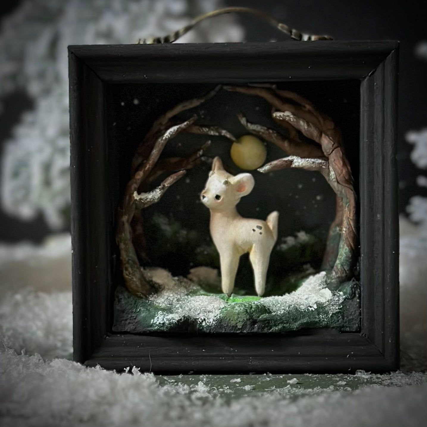 Winter Spirit Deer 4x4 Story Box