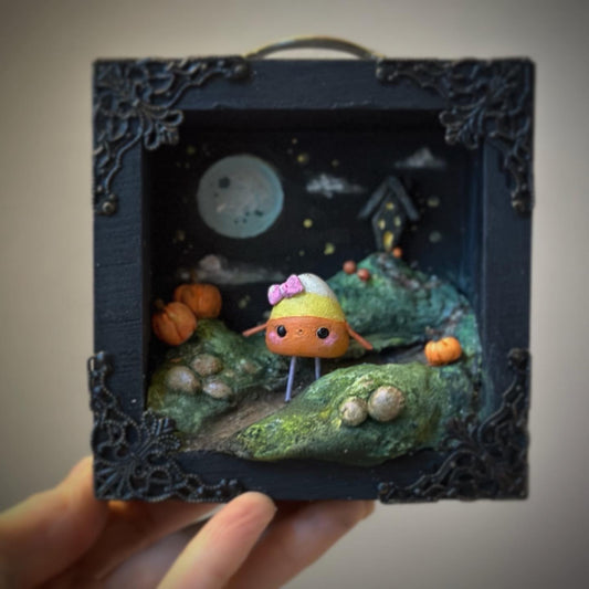 Guardian of All Hallows Candy Corn Girl 4x4 Story Box