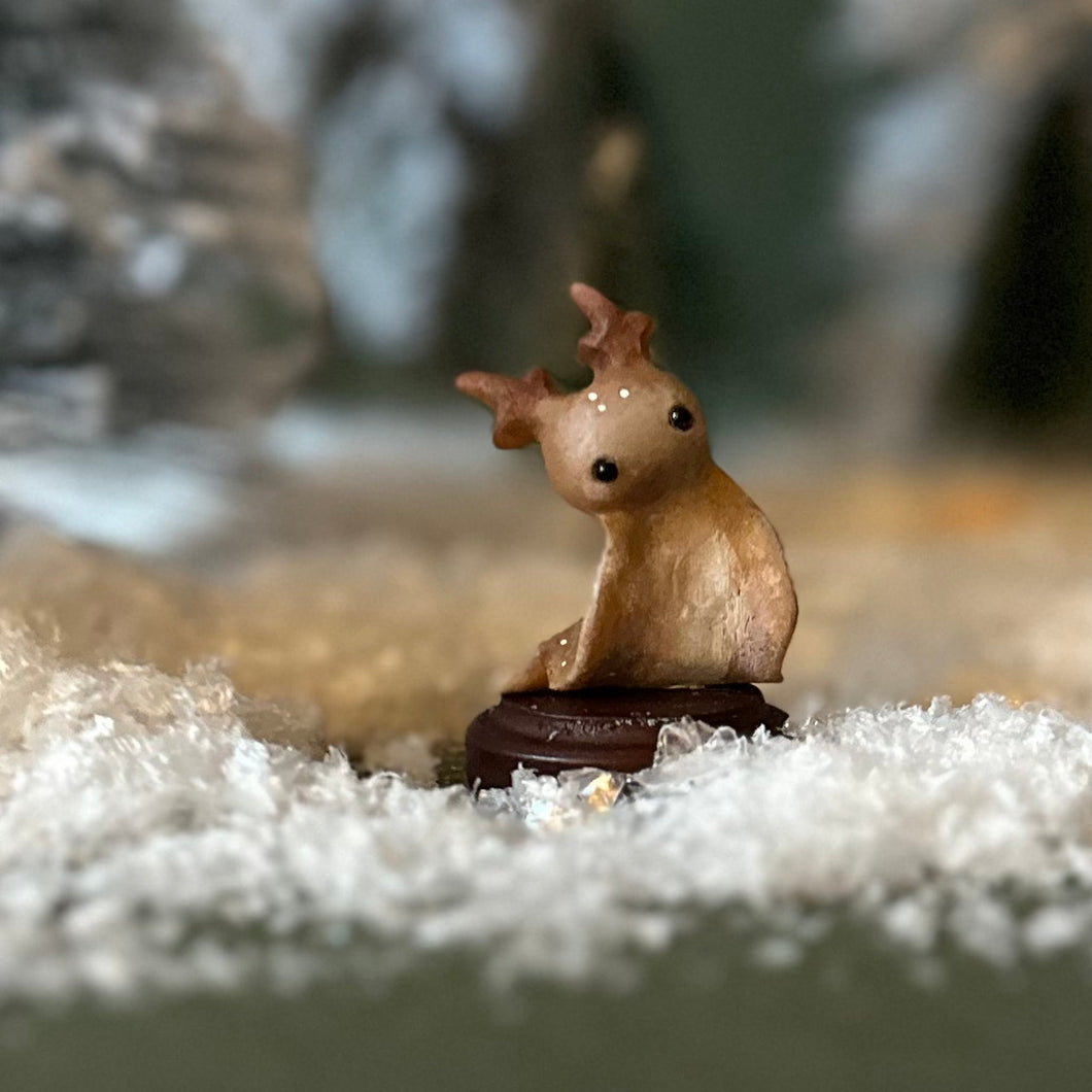 Mini Deer Slug  2inch  Figurine