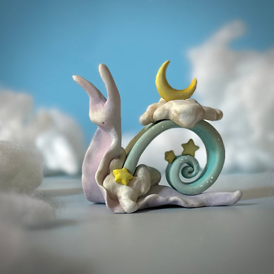 Dream Drifter Snail 3x4 inch Figurine
