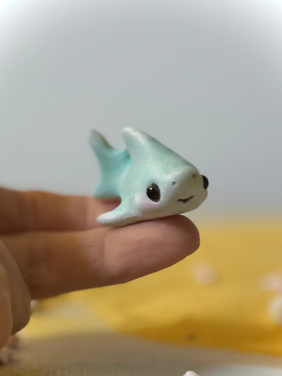Preorder Rainbow BB Shark  1.5 inch figurine, art toy