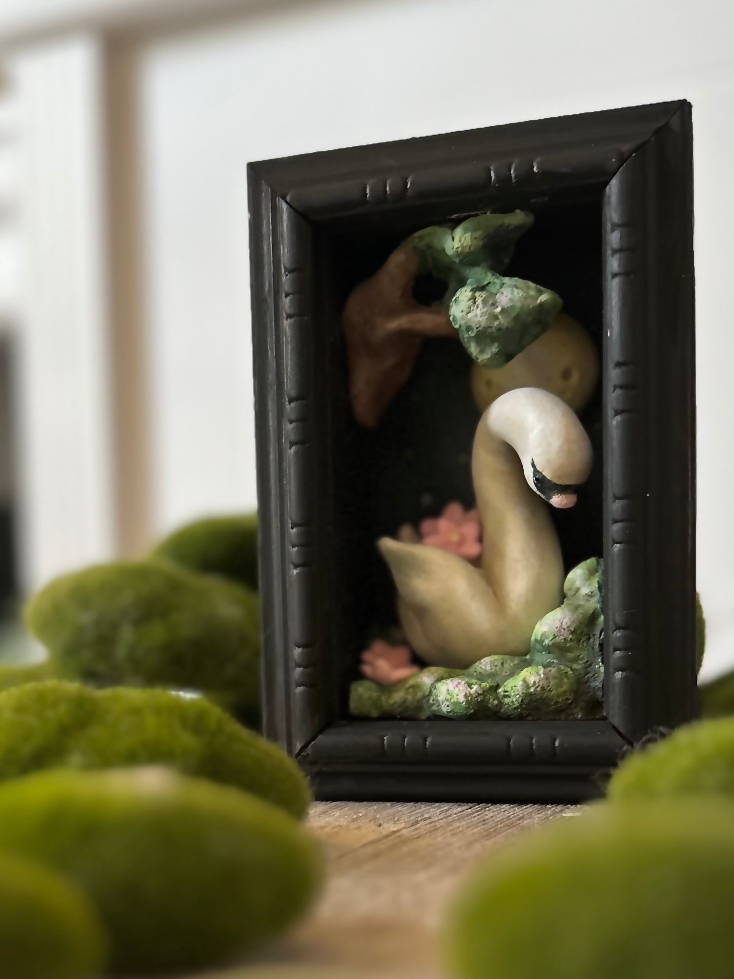 Harvesting Lotus Blossoms  4x6 inch Story Box Wall Hanging