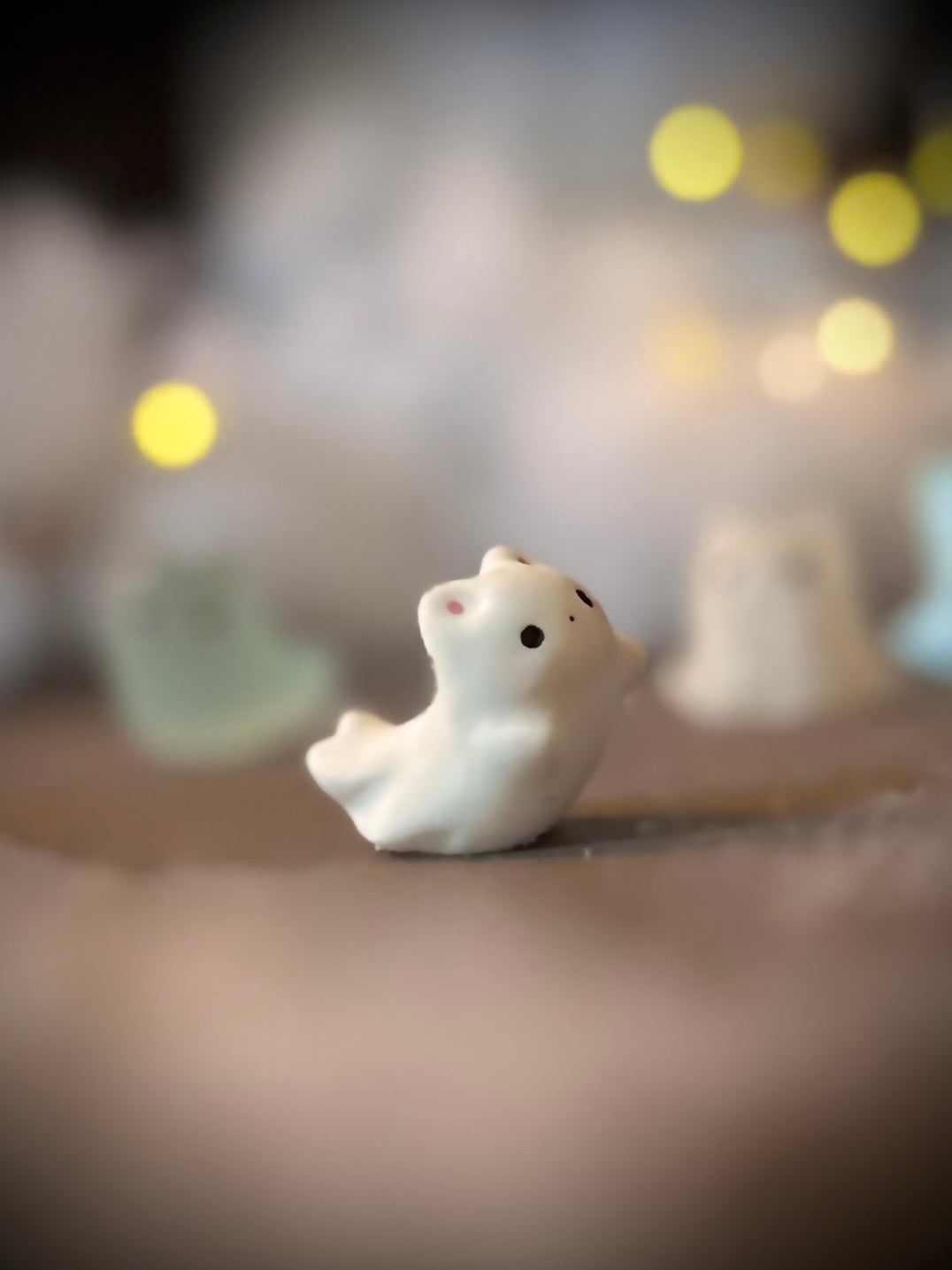 Preorder Family Set of all four Mini Ghost Kitty Blind Bag  1 inch figurine, art toy