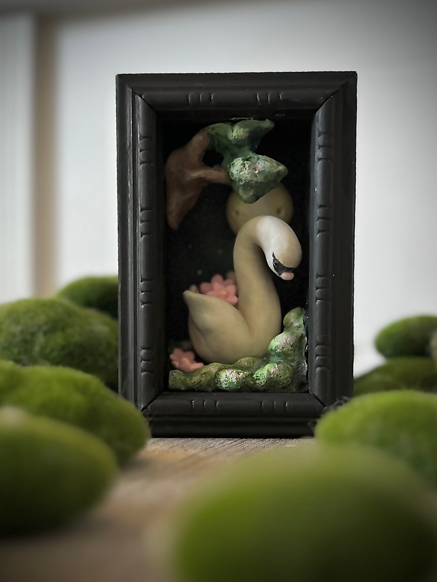 Harvesting Lotus Blossoms  4x6 inch Story Box Wall Hanging