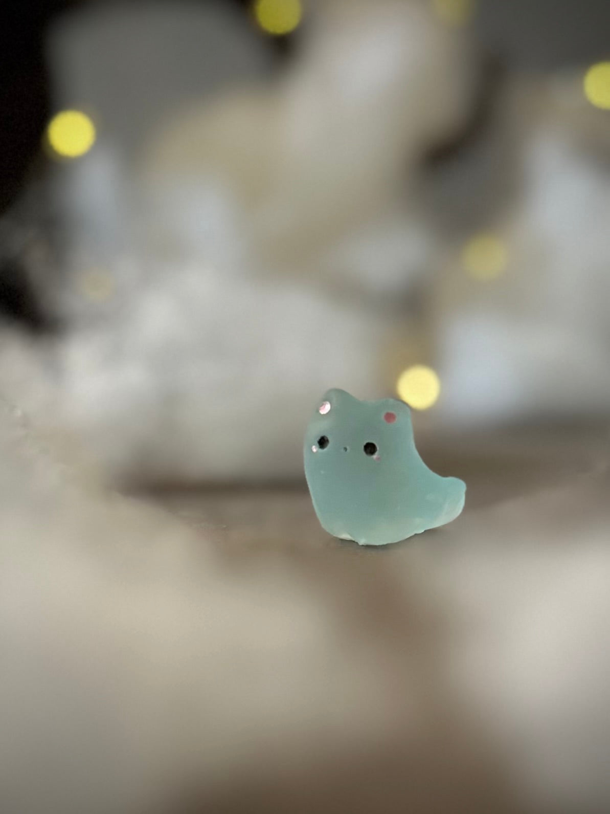 Preorder Family Set of all four Mini Ghost Kitty Blind Bag  1 inch figurine, art toy