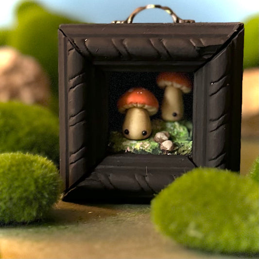 Orange Cap Mini Mushies 3x3 Story Box