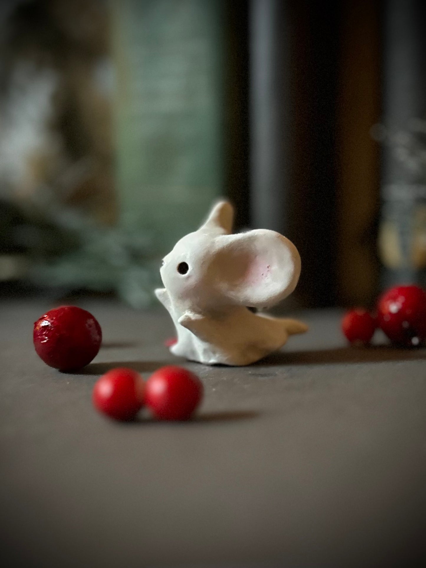 PRE ORDER Big Ghost Mouse 2 inch figurine,art toy