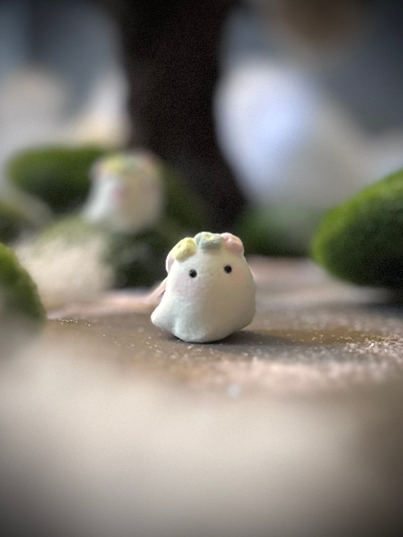 Spring Ghost 1 inch Flocked Figurine