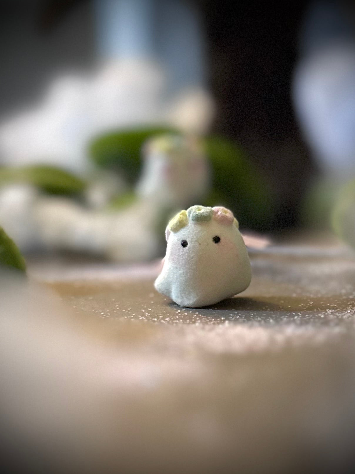 Spring Ghost 1 inch Flocked Figurine