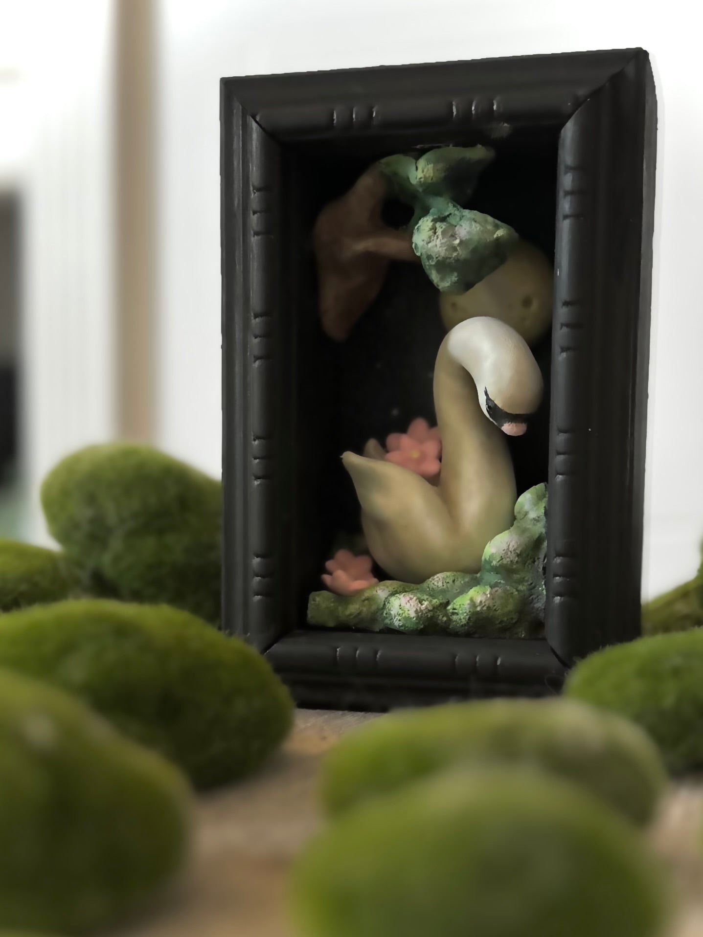 Harvesting Lotus Blossoms  4x6 inch Story Box Wall Hanging