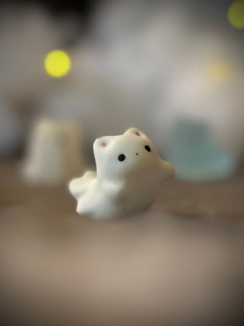 Preorder Mini Ghost Kitty Blind Bag  1 inch figurine, art toy
