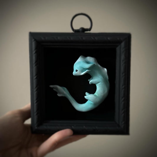 Winter Spirit Dragon 5x5 inch Story Box
