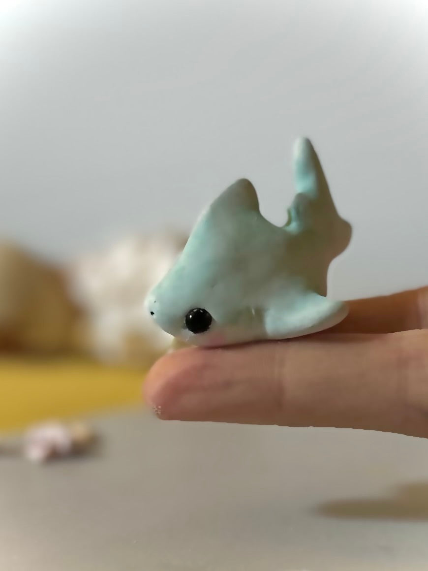Preorder Rainbow BB Shark  1.5 inch figurine, art toy