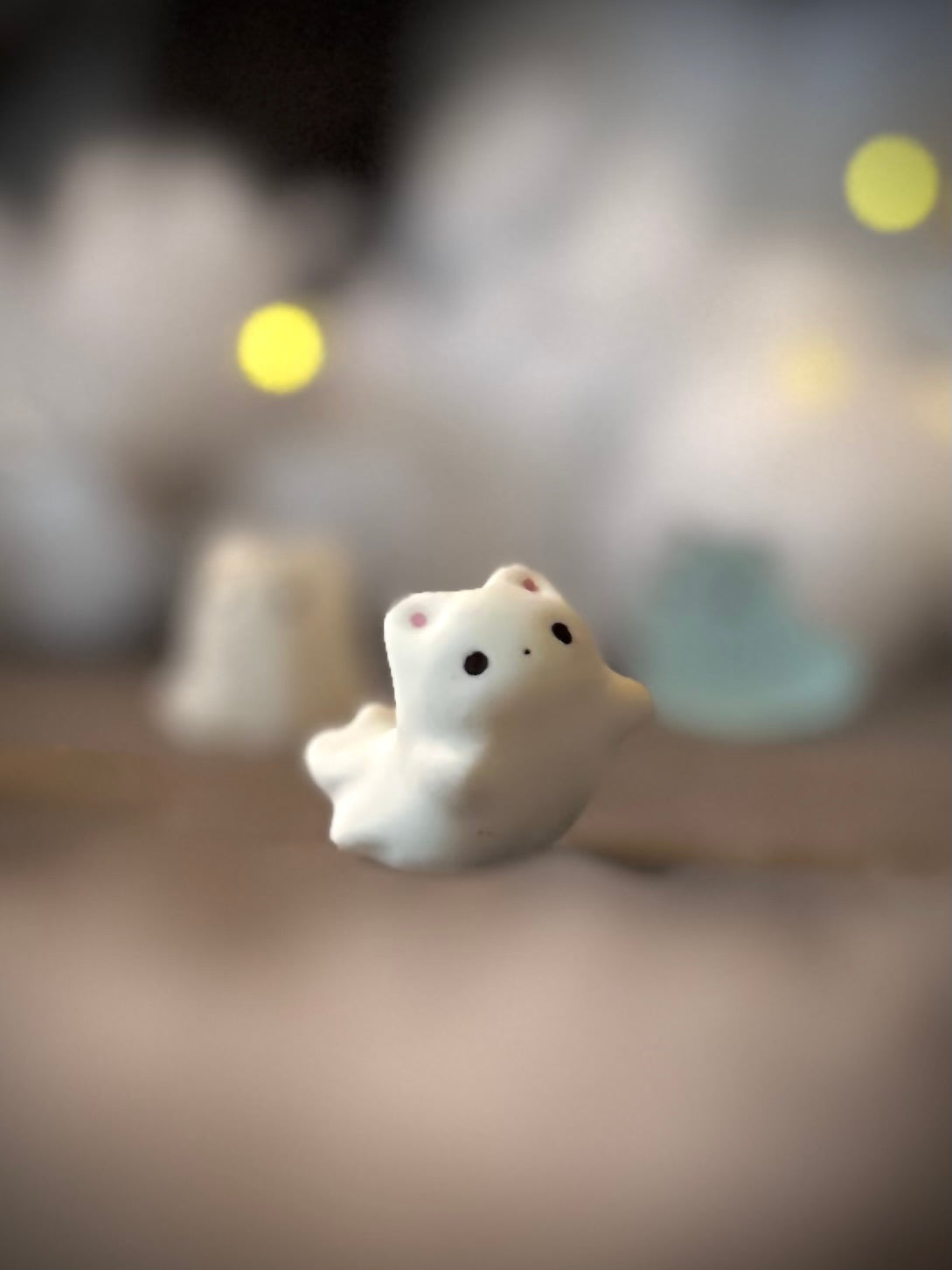 Preorder Family Set of all four Mini Ghost Kitty Blind Bag  1 inch figurine, art toy