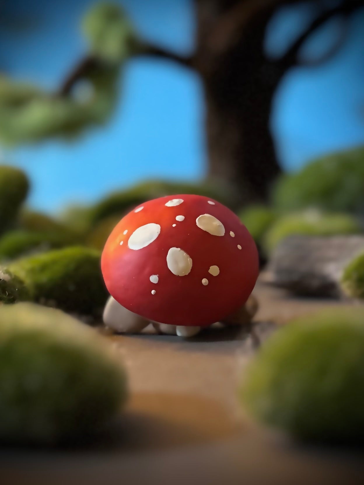 Preorder Mushroom Mover Bunny  2 inch figurine, art toy