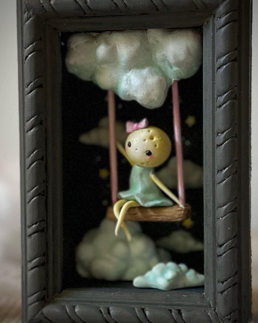 The Moon Mans Daughter 4x6 Story Box