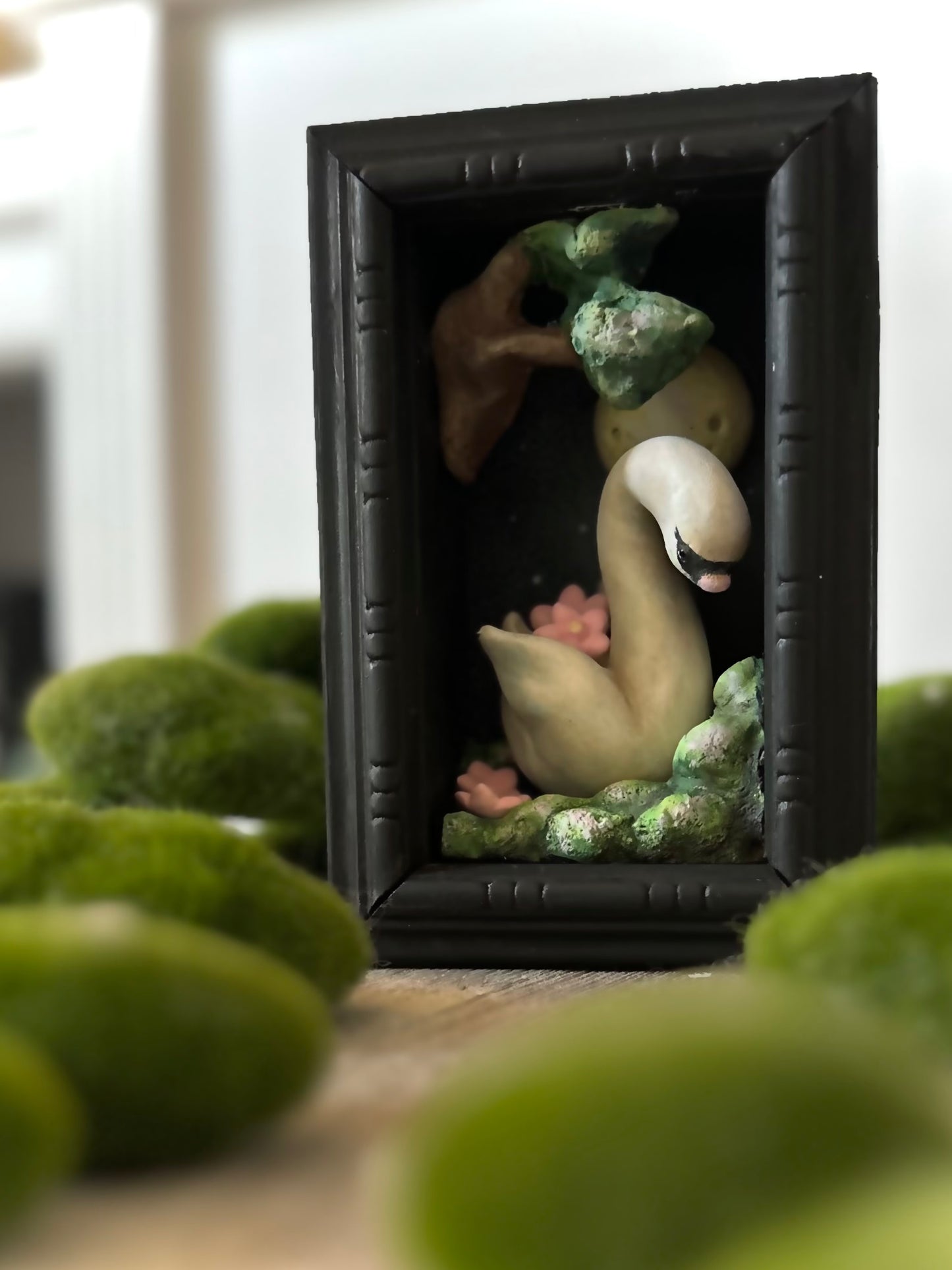 Harvesting Lotus Blossoms  4x6 inch Story Box Wall Hanging