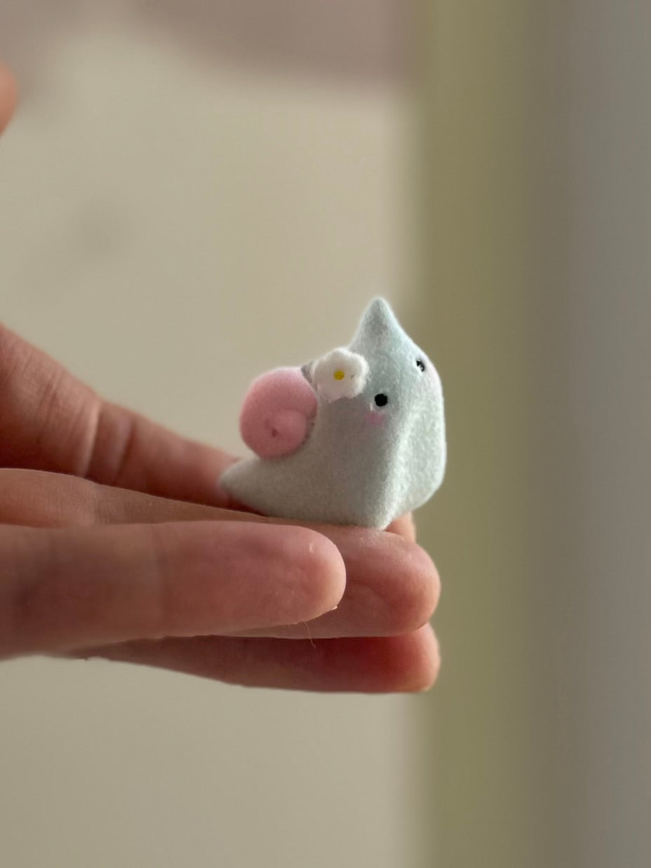 Sneeps  Blue 1 inch Flocked Figurine