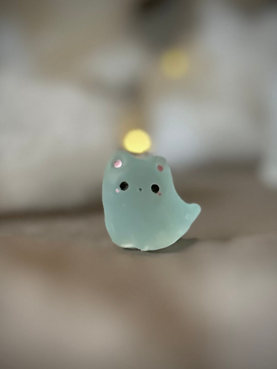 Preorder Family Set of all four Mini Ghost Kitty Blind Bag  1 inch figurine, art toy