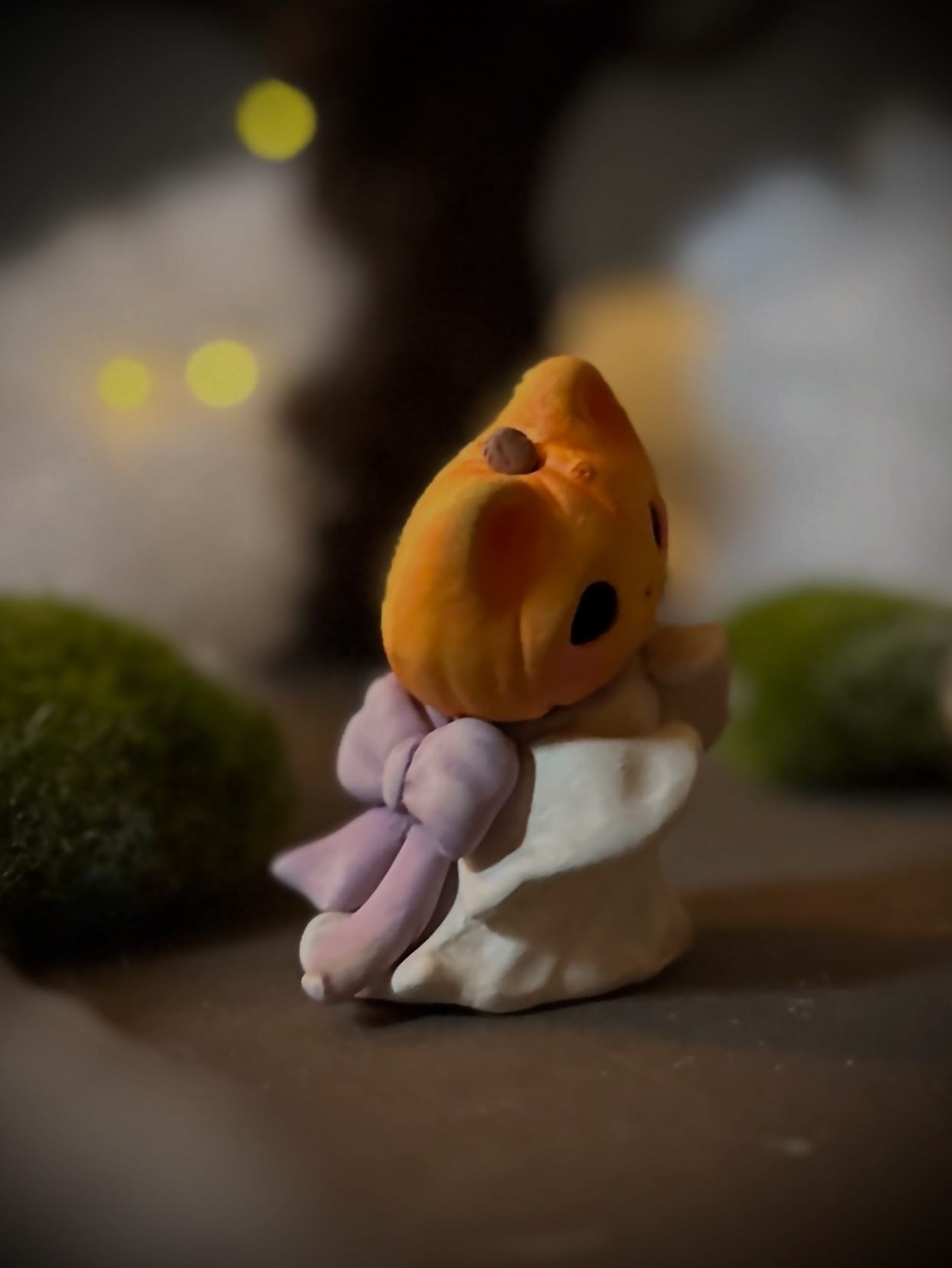 Preorder  Pumpkitten 3 inch figurine, art toy