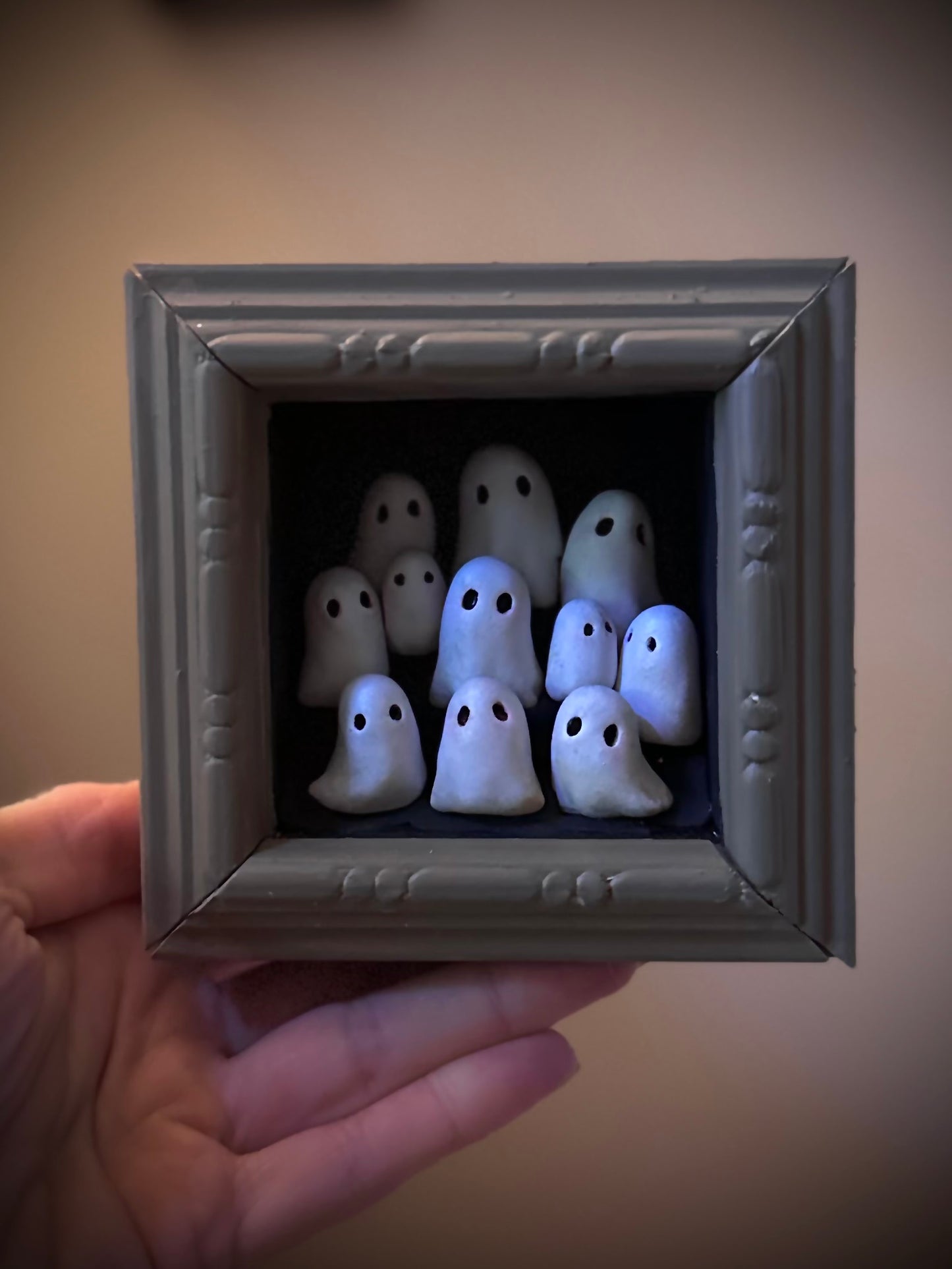 Family Portrait 4x4 inch Story Box Wall Hanging