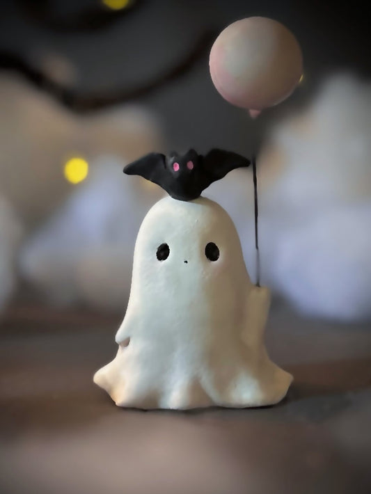 PREORDER Boo Day Ghost 4 inch resin Art toy, Figurine