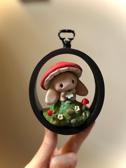 Preorder  4inch  FRAMED Mushroom Mover Bunng  (includes Figure)