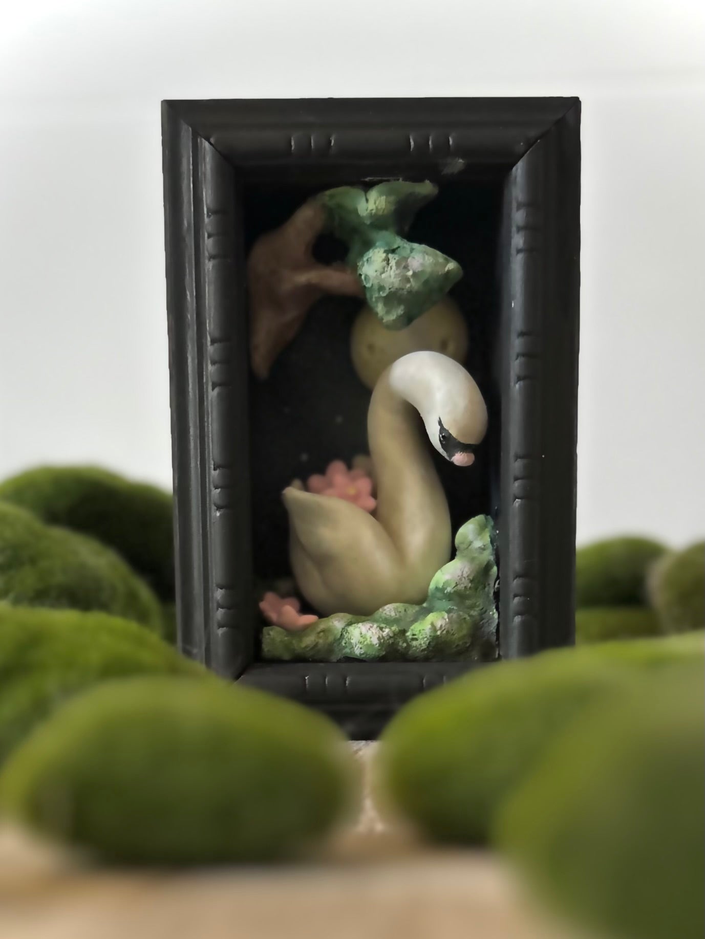 Harvesting Lotus Blossoms  4x6 inch Story Box Wall Hanging