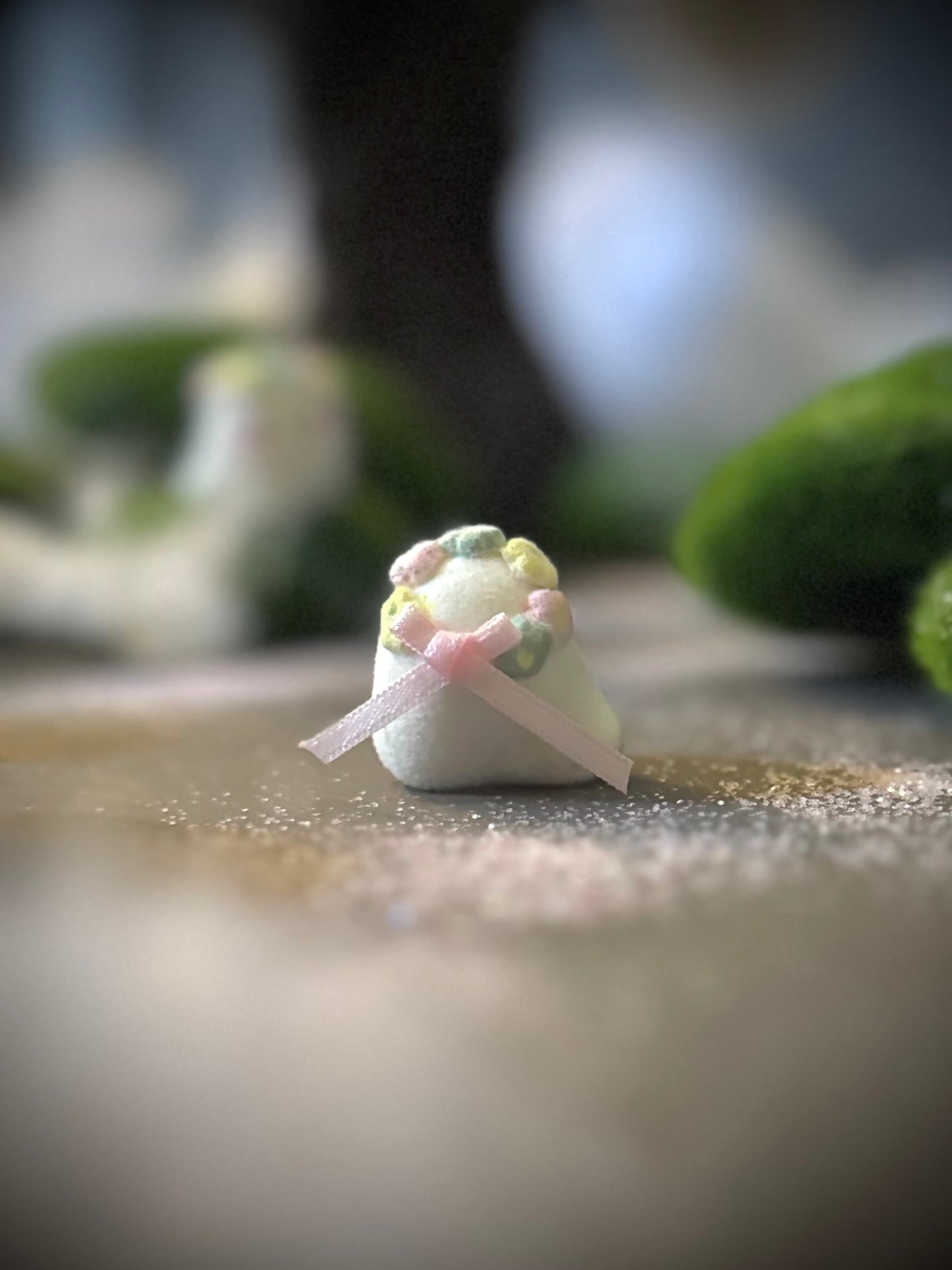Spring Ghost 1 inch Flocked Figurine