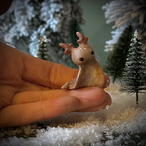 PREORDER Mini Deer Slug  2inch  Figurine
