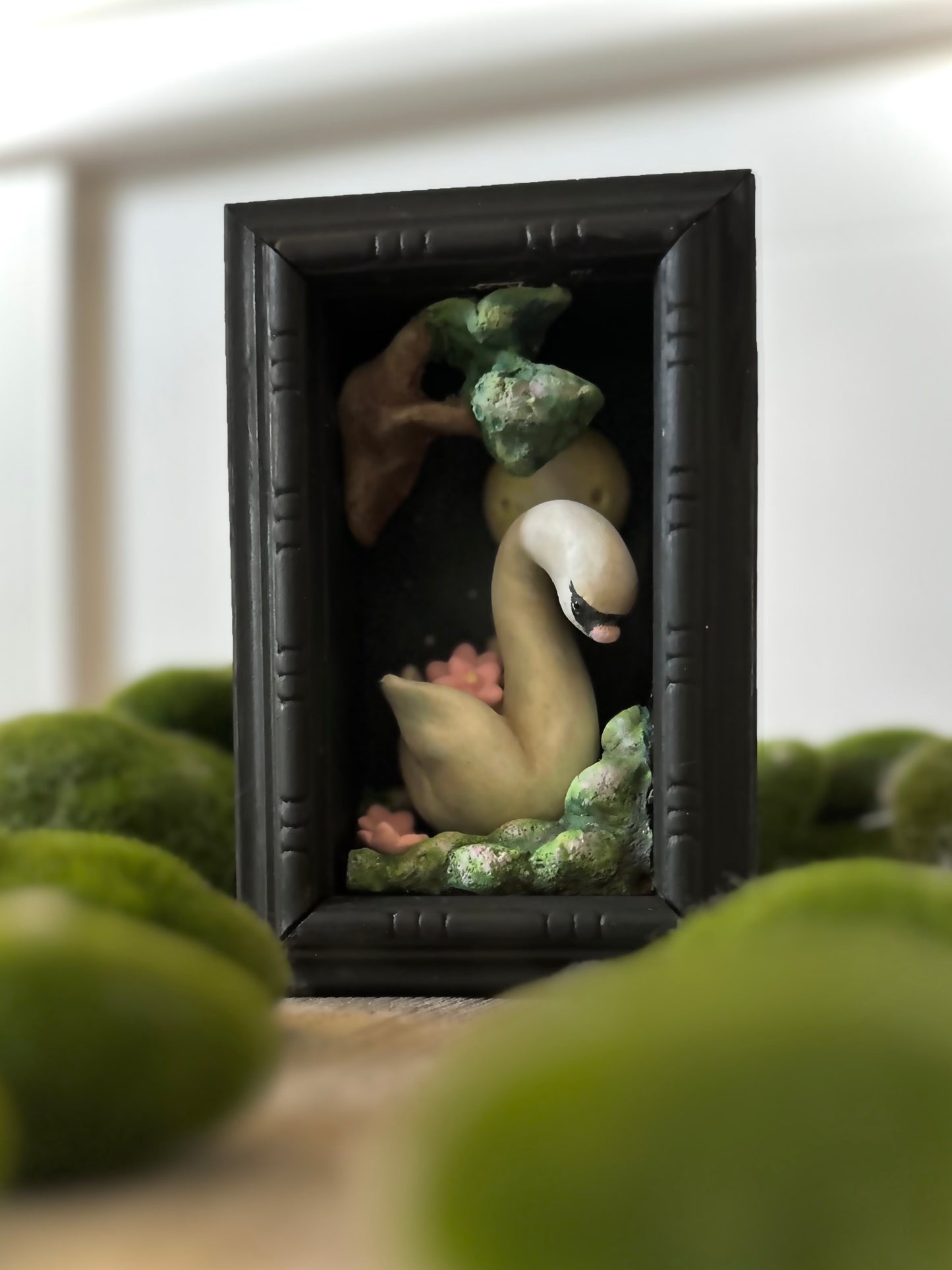 Harvesting Lotus Blossoms  4x6 inch Story Box Wall Hanging