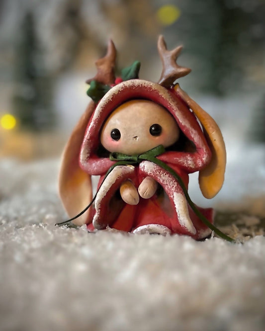 PRE ORDER Bringers of Yuletide Jackalope 3 inch figurine,art toy