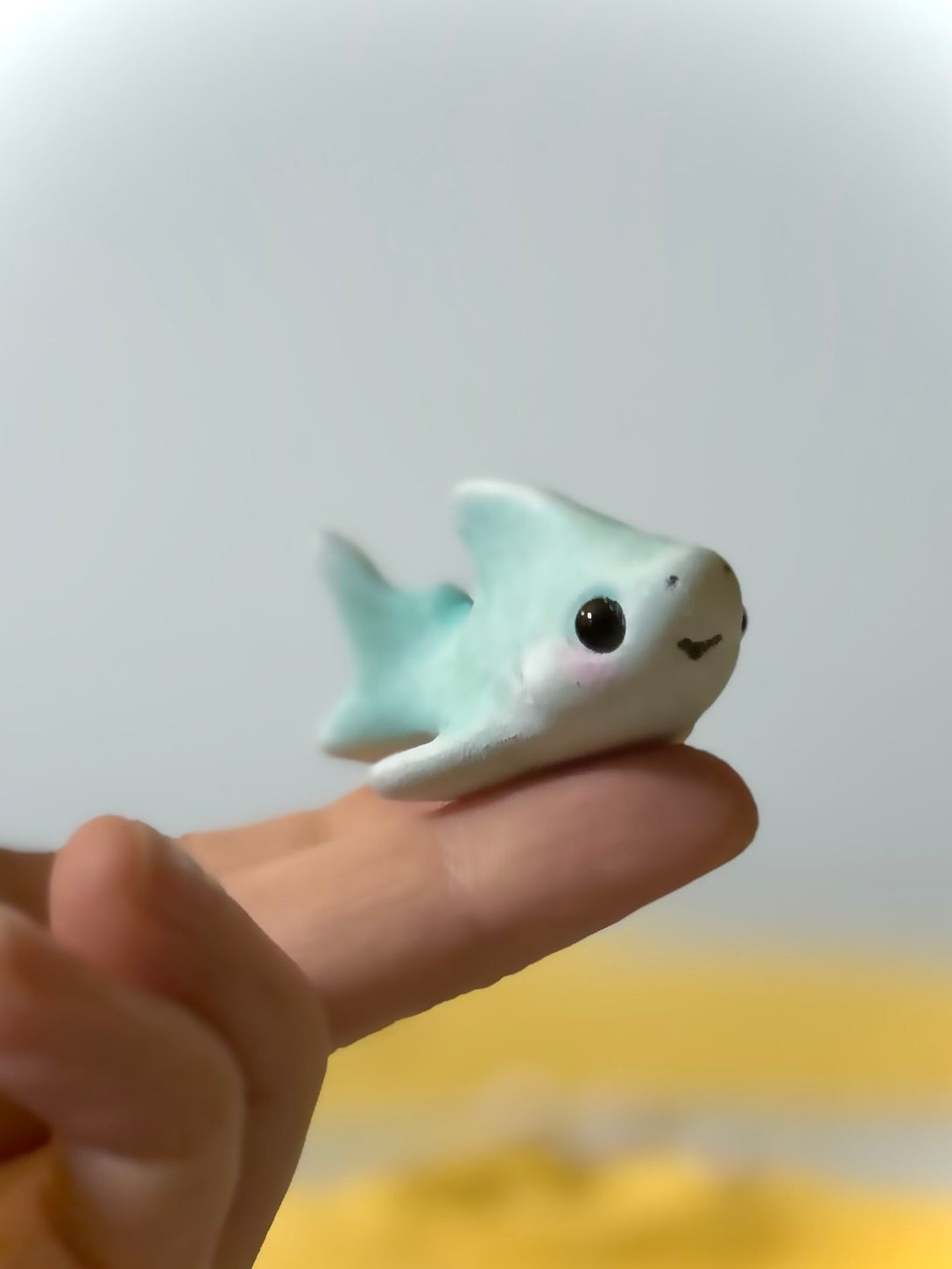 Preorder Rainbow BB Shark  1.5 inch figurine, art toy
