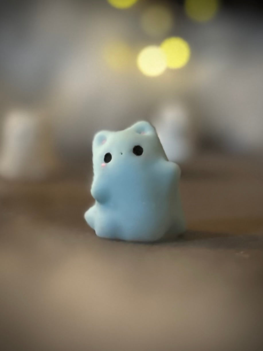 Preorder Mini Ghost Kitty Blind Bag  1 inch figurine, art toy