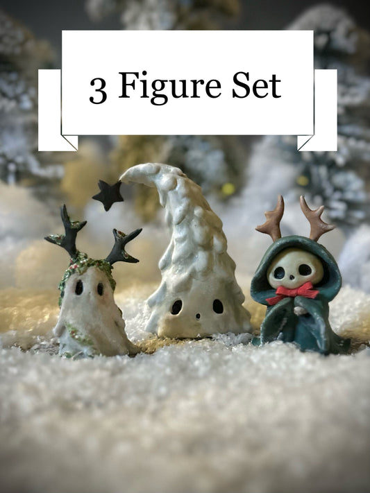 PRE ORDER 3 Figure Spooky Holiday Crew Set