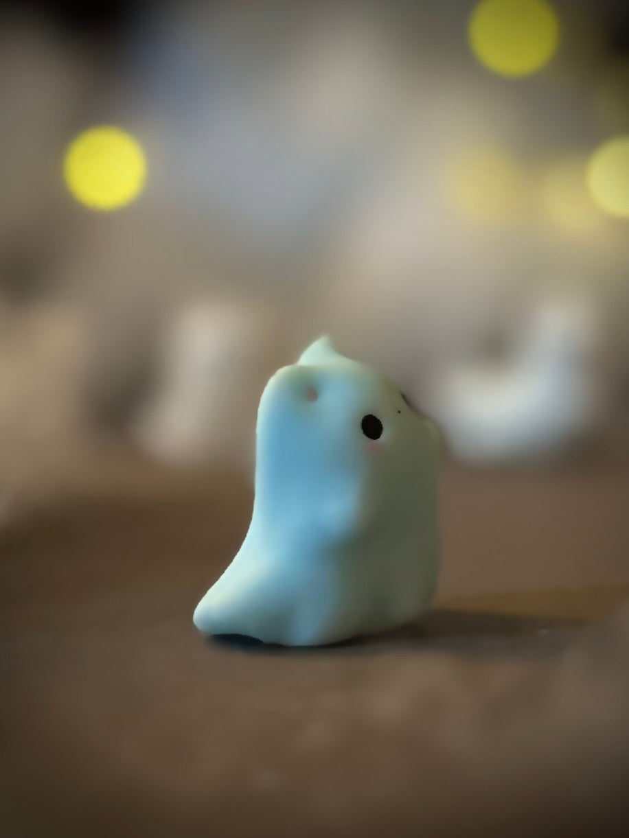 Preorder Family Set of all four Mini Ghost Kitty Blind Bag  1 inch figurine, art toy