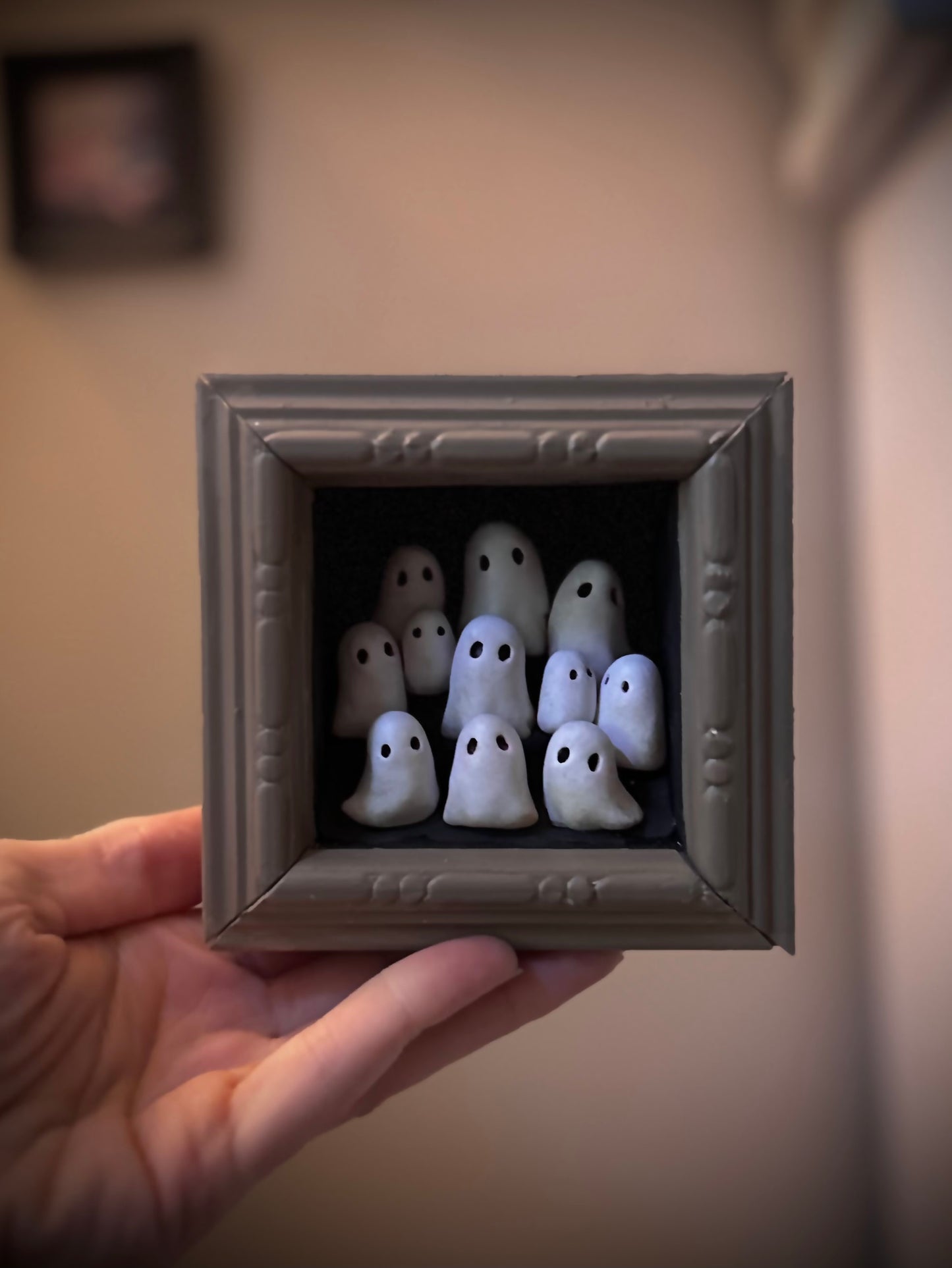 Family Portrait 4x4 inch Story Box Wall Hanging