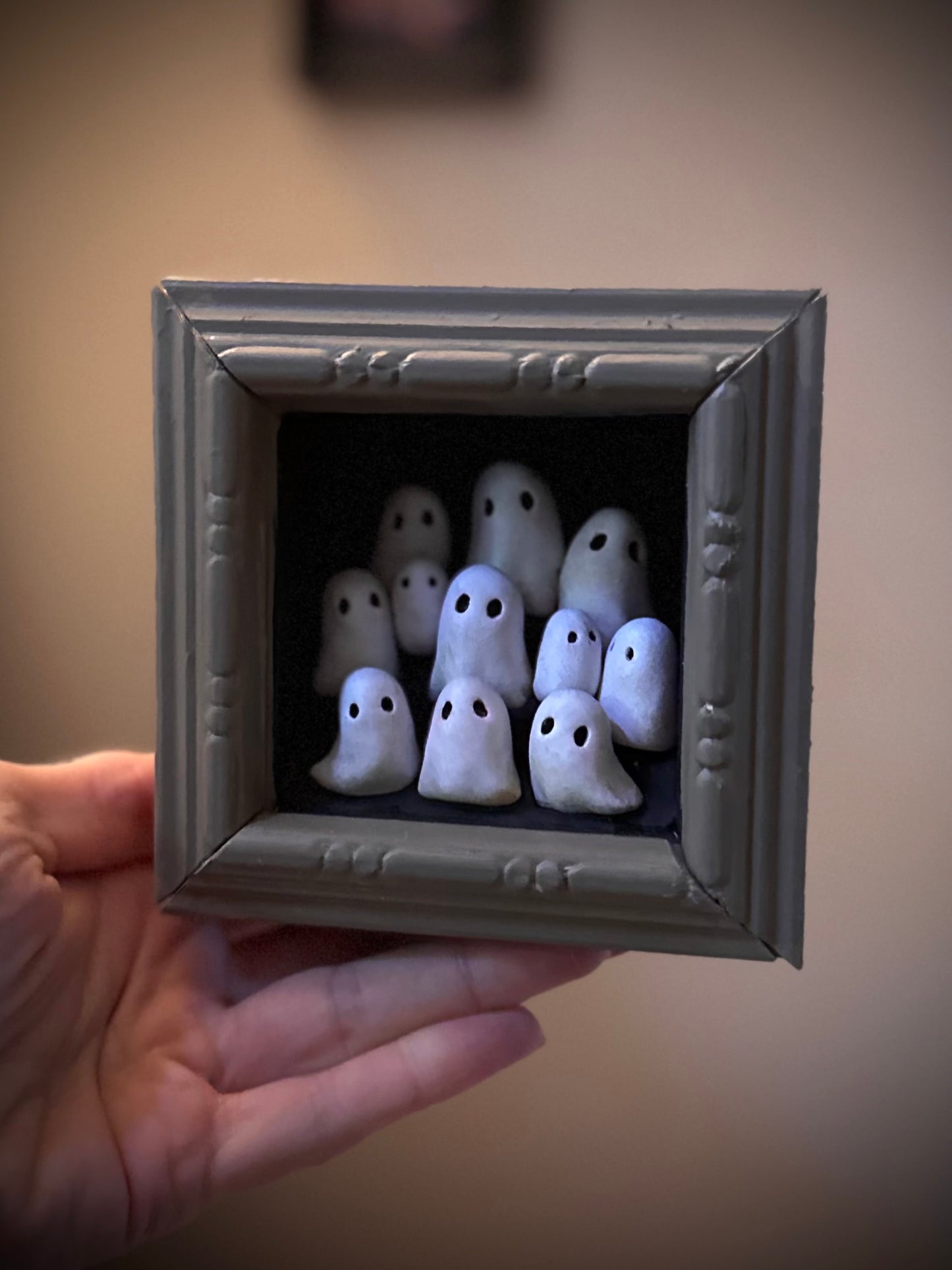 Family Portrait 4x4 inch Story Box Wall Hanging