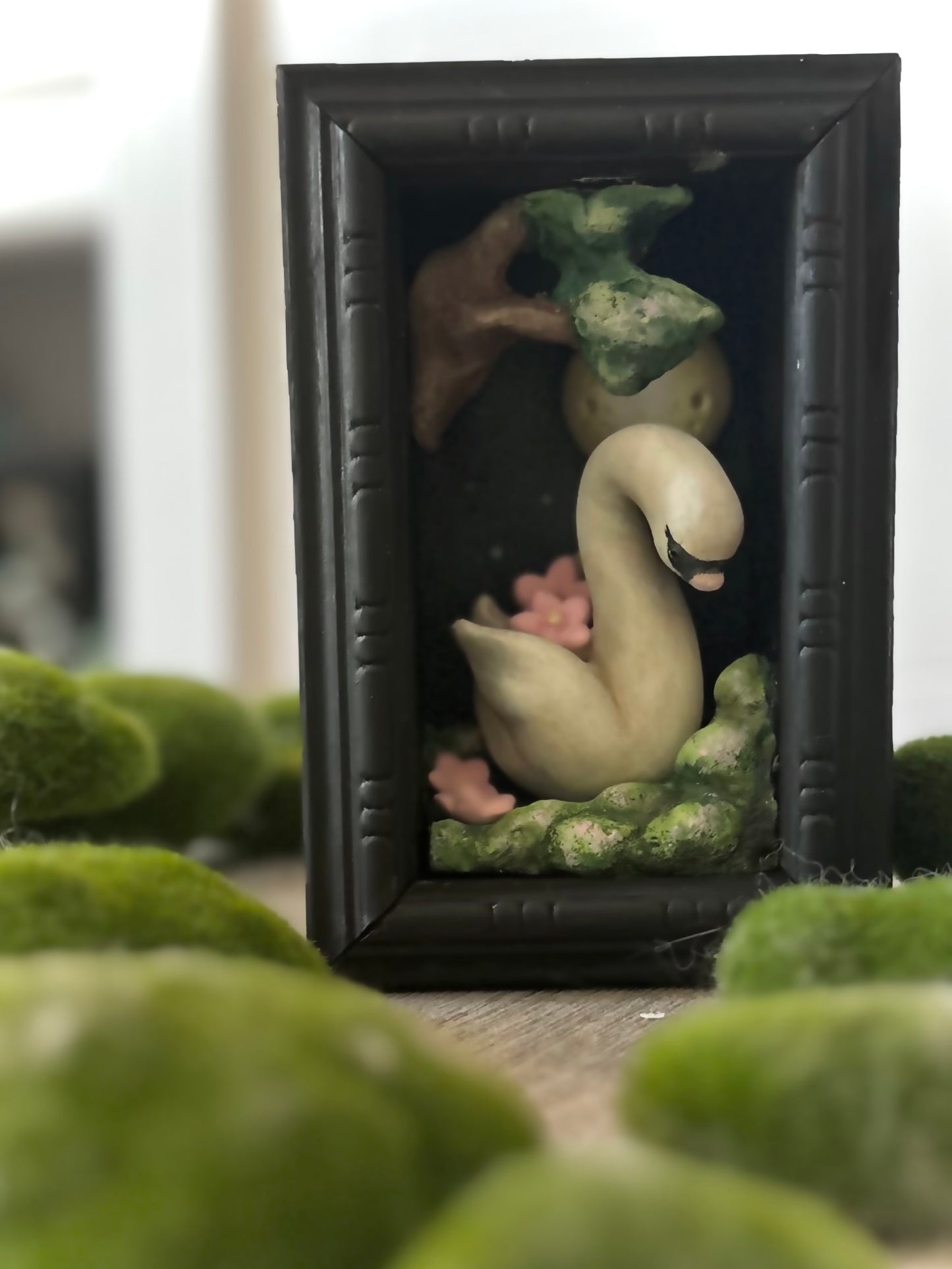 Harvesting Lotus Blossoms  4x6 inch Story Box Wall Hanging