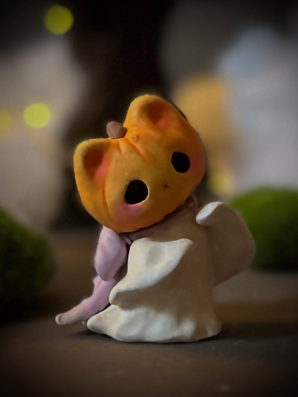 Preorder  Pumpkitten 3 inch figurine, art toy