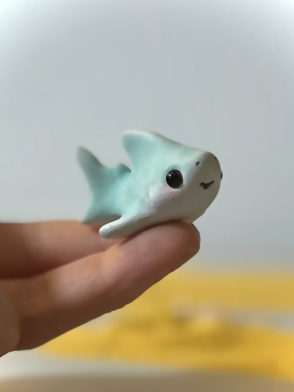 Preorder Rainbow BB Shark  1.5 inch figurine, art toy