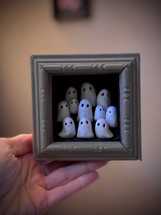 Family Portrait 4x4 inch Story Box Wall Hanging