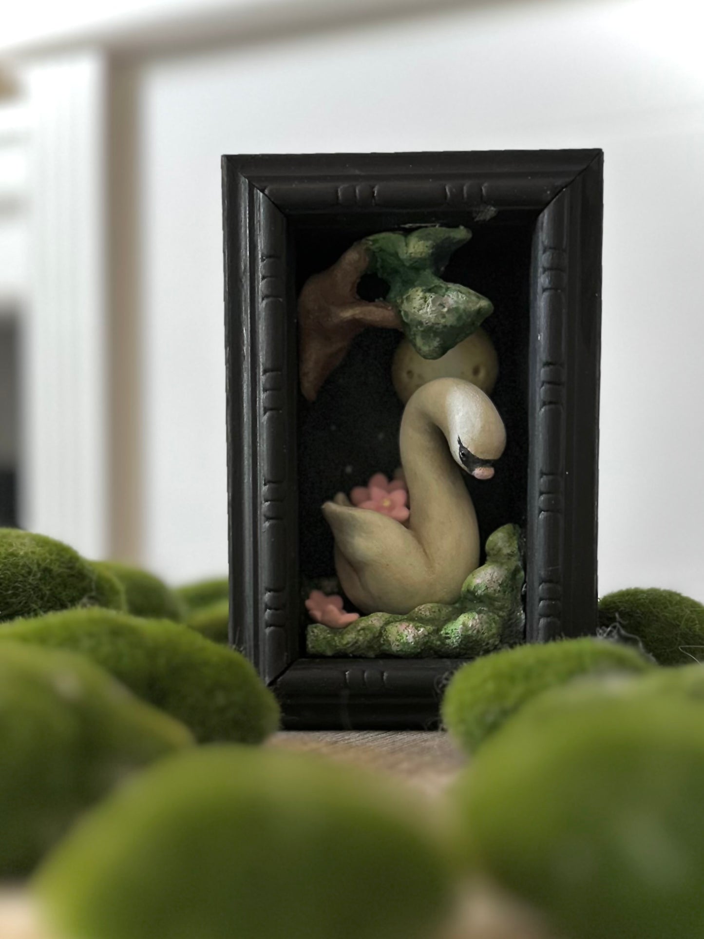 Harvesting Lotus Blossoms  4x6 inch Story Box Wall Hanging