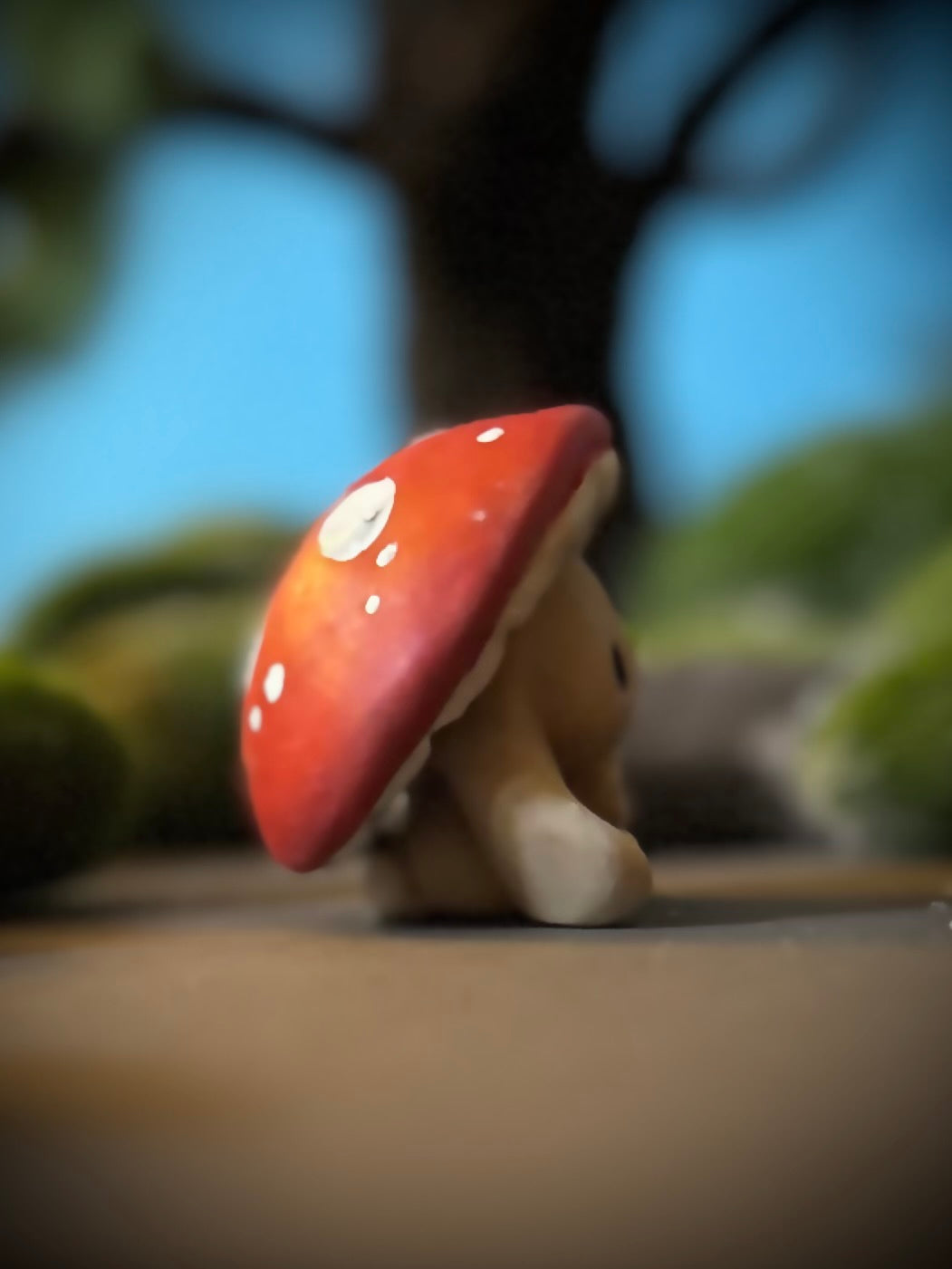 Preorder Mushroom Mover Bunny  2 inch figurine, art toy