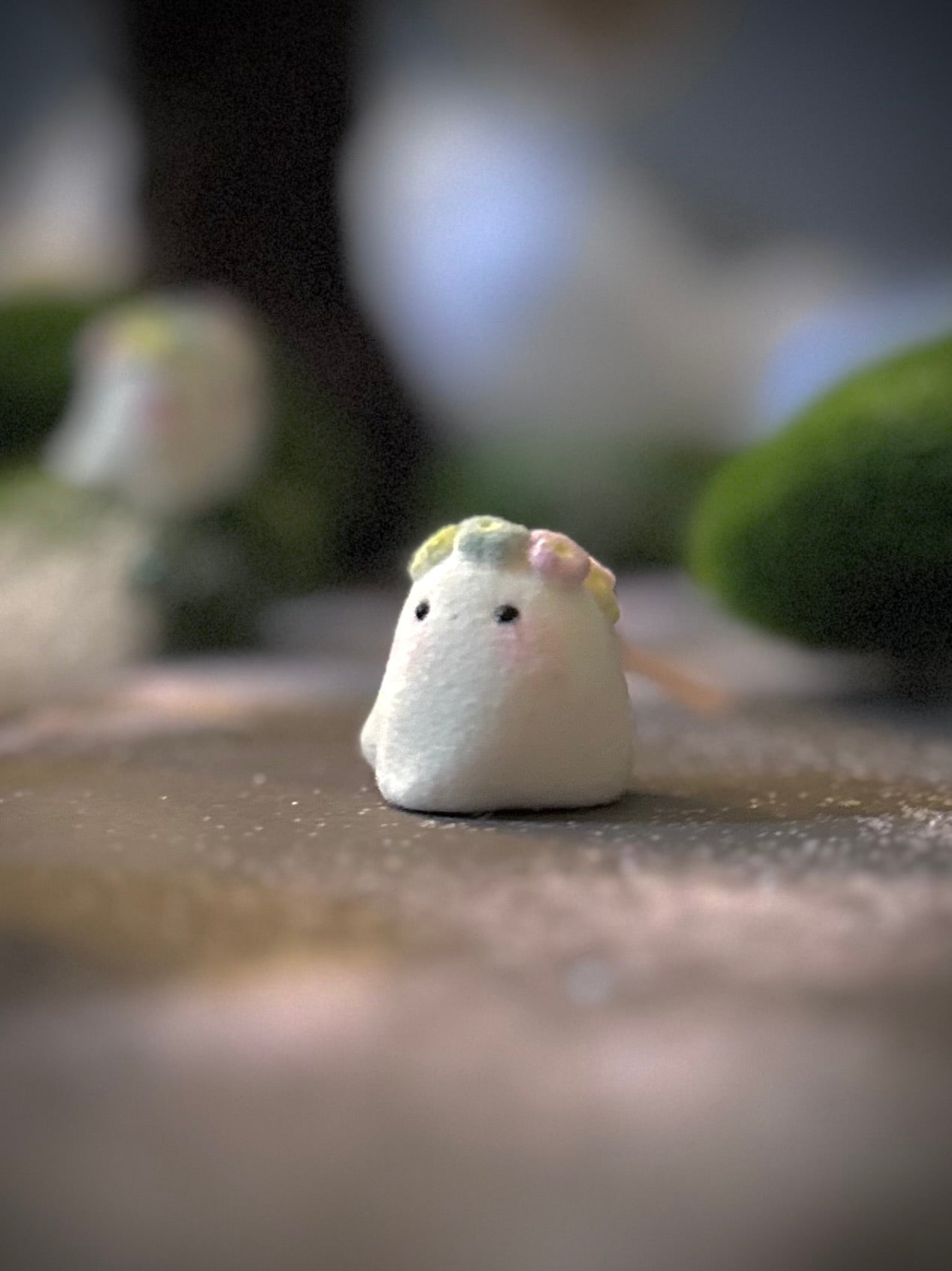 Spring Ghost 1 inch Flocked Figurine