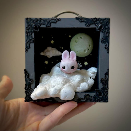 Midnight Guardian Bat 4x4 inch Story Box