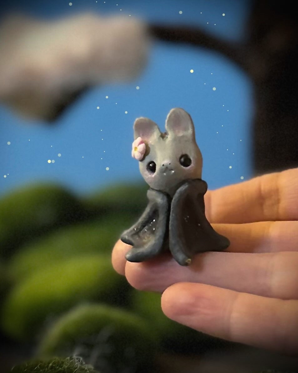 Preorder Cherry Blossom Bat 2 inch  figurine, art toy